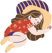 Schlafendes Mädchen